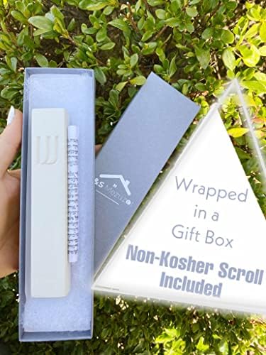 AS Mezuzah Modern Concrete Case with Scroll