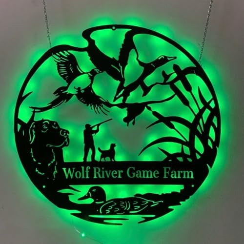 Custom Name Sign with 16 Color LED Light