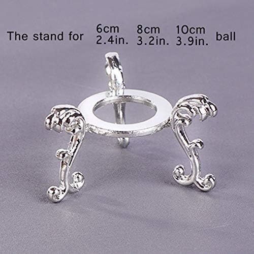 Crystal Glass Marbles Water Fountain Feng Shui Decorative Balls 60mm