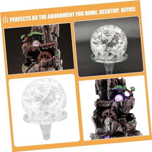 PRETYZOOM Crystal Ball Replacement for Fountain and Home Decor