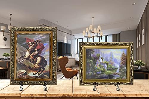 8 Inch Plate Stand Display Holder Black Metal Easel