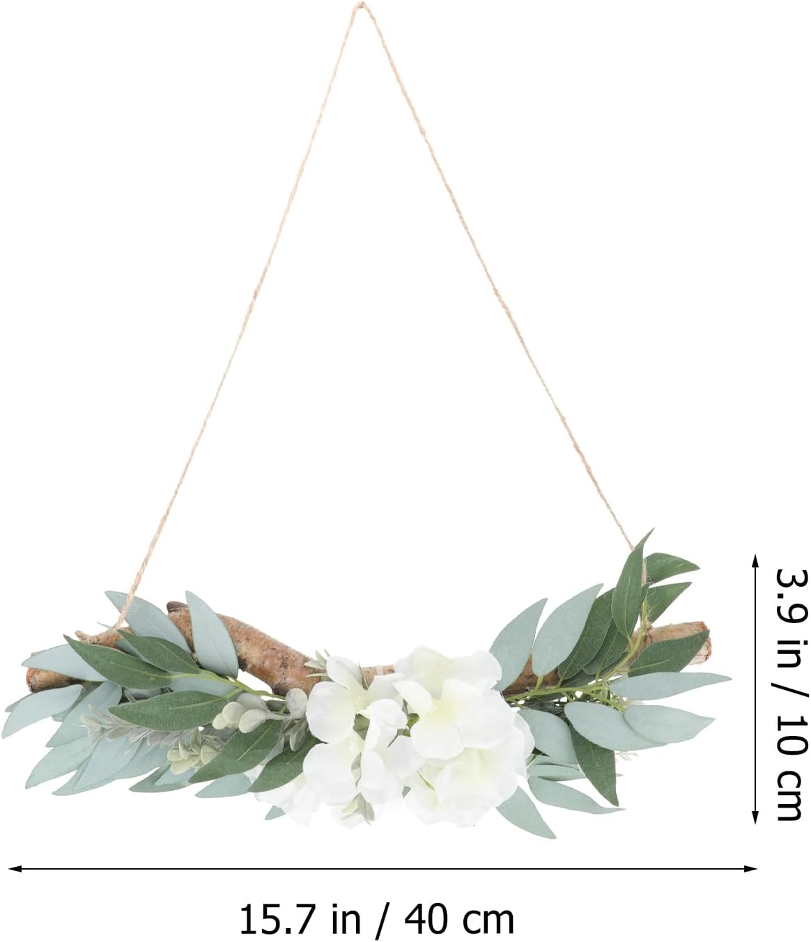 IMIKEYA Artificial Eucalyptus Decorative Wall Swag