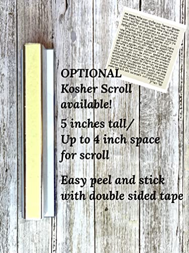 Lea Joelle Mezuzah Scroll Case with Optional Kosher Scroll