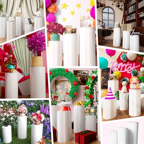 Cylinder Stand for Party Wedding Birthday Decor 3pcs