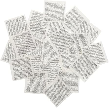 PRETYZOOM 100Pcs Jewish Mezuzah Scroll Wall Decor