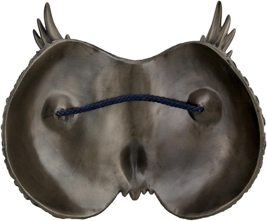 Veronese Design Resin Steampunk Owl Wall Sculpture