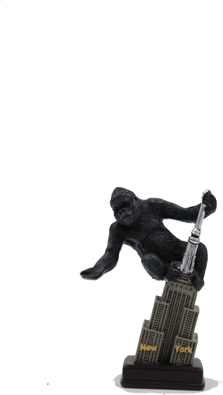NYC Empire State Building Collectible Figurine Gray 4x2x4 Inches
