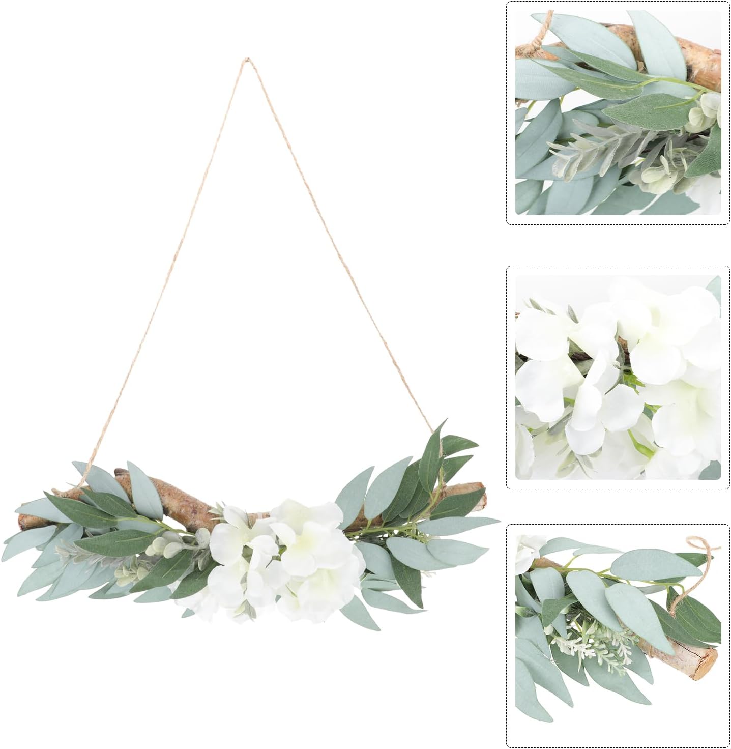 IMIKEYA Artificial Eucalyptus Decorative Wall Swag