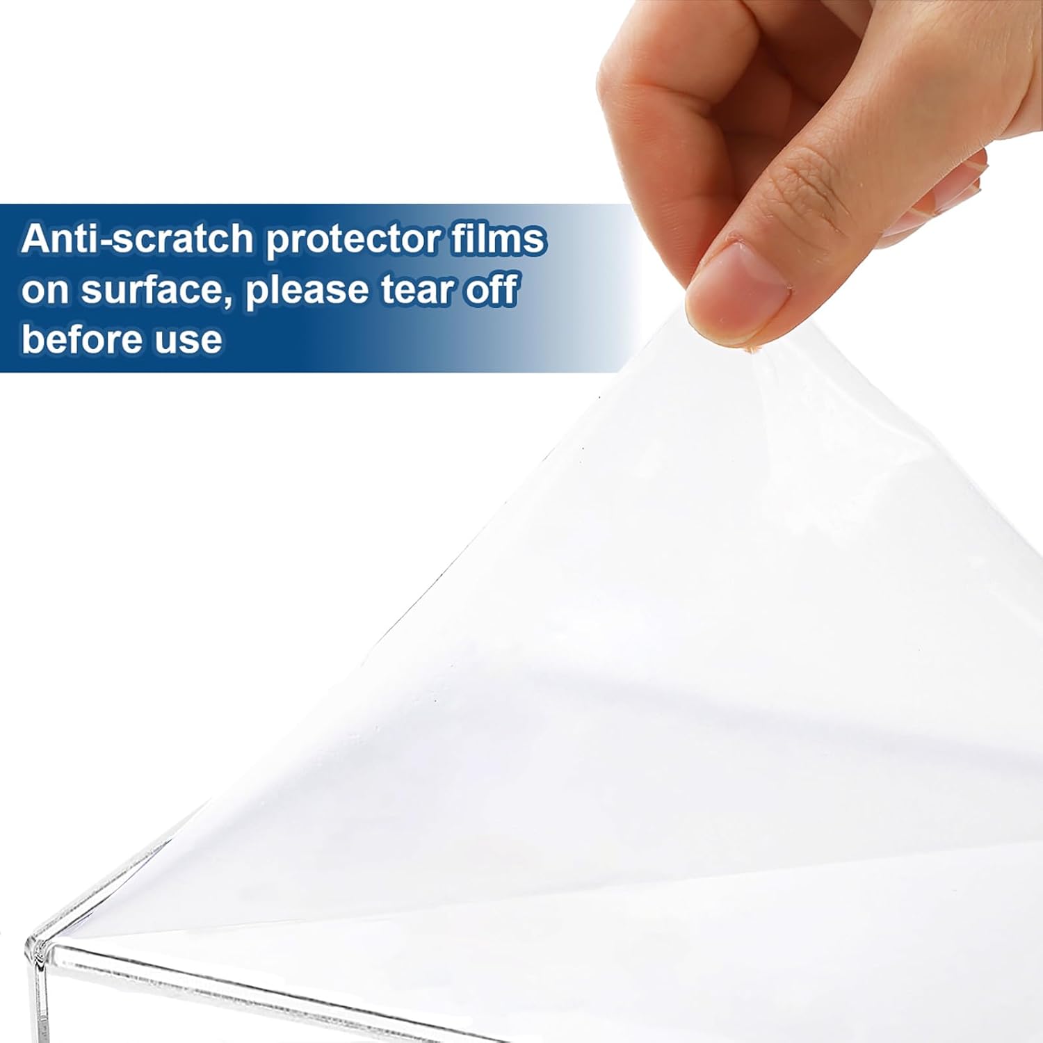 Frcctre 2 Pack Acrylic Display Risers for Dessert and Toys
