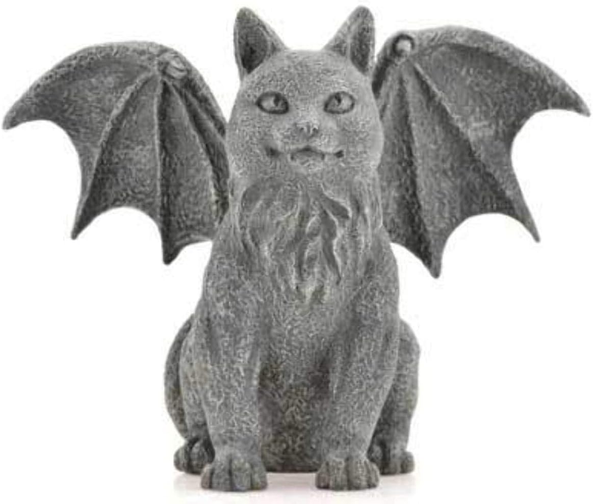 Pacific Giftware Winged Cat Gargoyle Statue Figurine