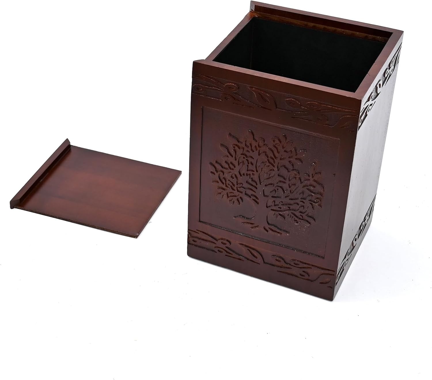 Elegant Wooden Tree of Life Cremation Urns