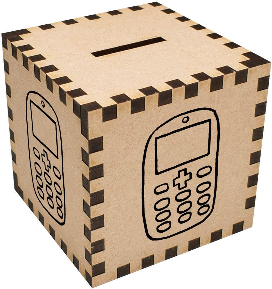 Wooden Money Box with Cube Design MB00044379