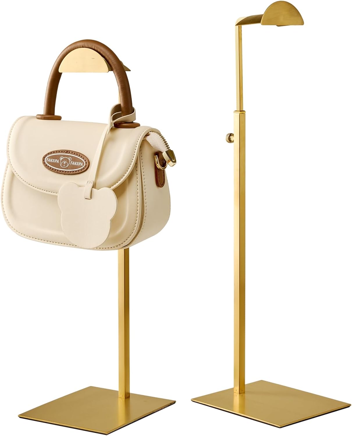 Stainless Steel Purse Display Stand Set of 2