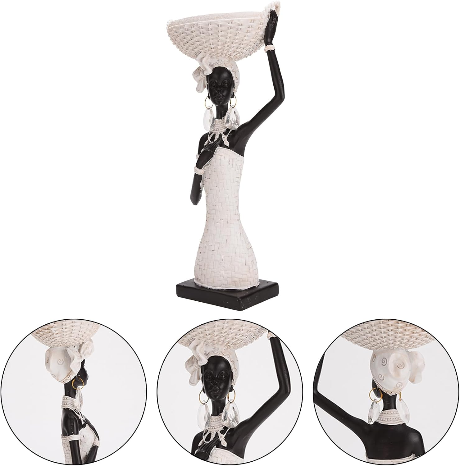 African Style Resin Storage Tray Decor