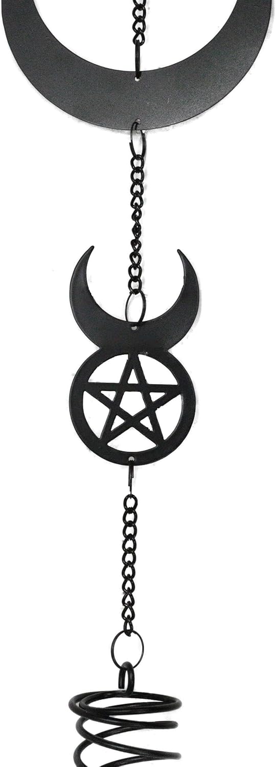 Primal Instincts Lilith Moon Black Steel Mobile Decor