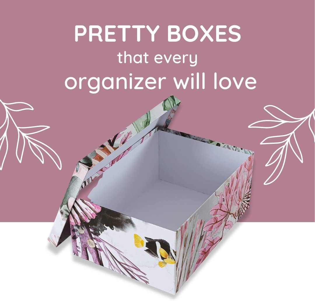 Soul Lane Ocean Treasures Photo Storage Boxes Set of 3