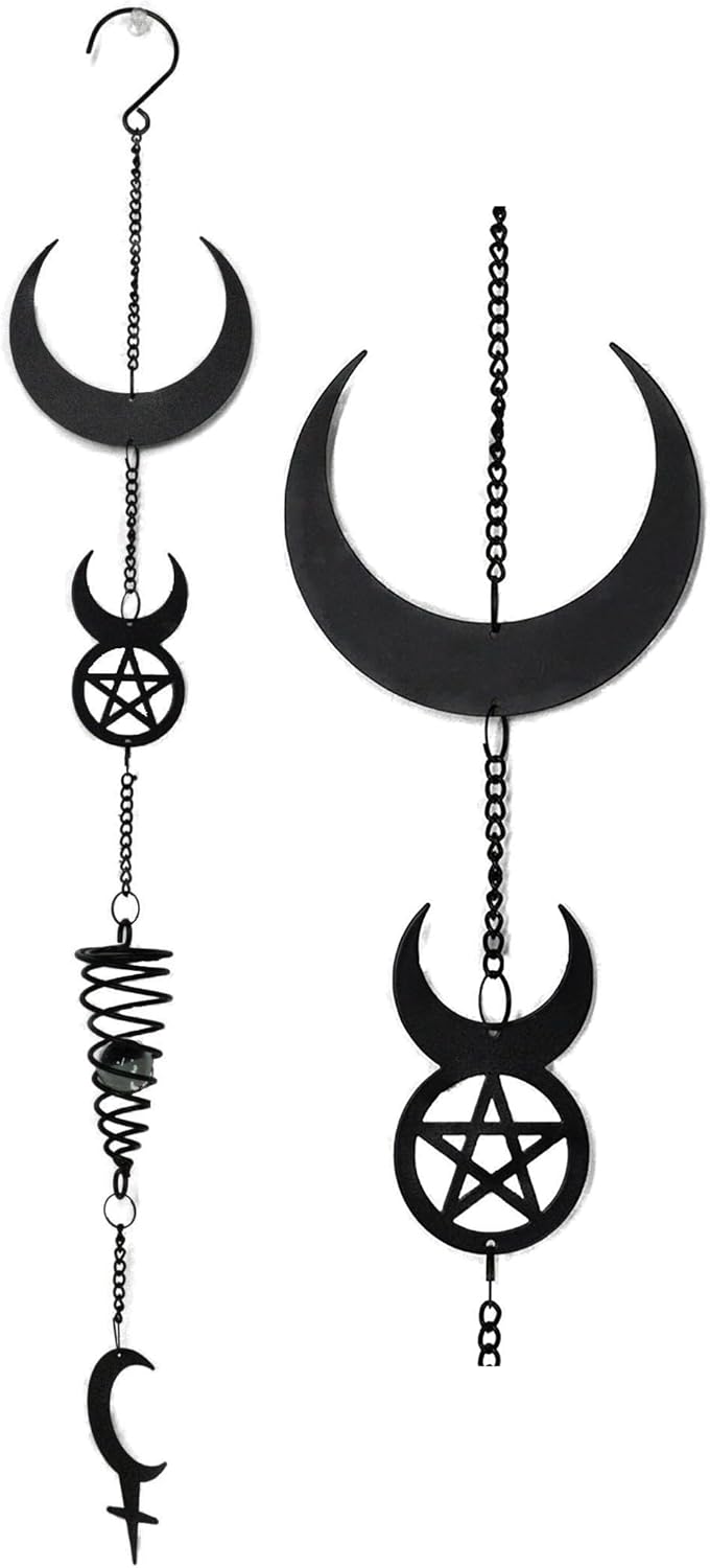 Primal Instincts Lilith Moon Black Steel Mobile Decor