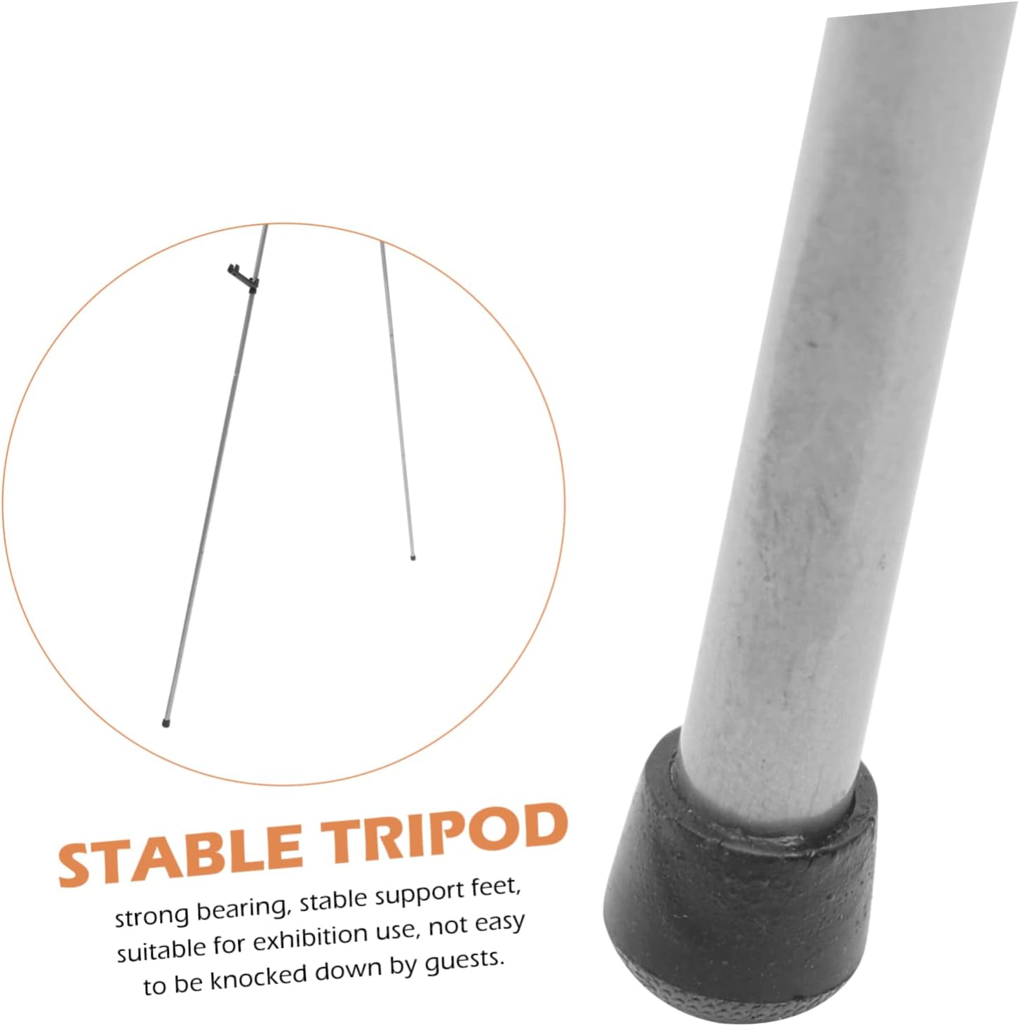 Adjustable Metal Easel Stand for Art Displays and Presentations
