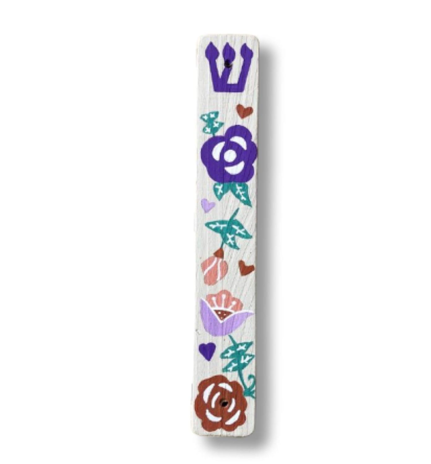 Lea Joelle Flower Mezuzah Beige
