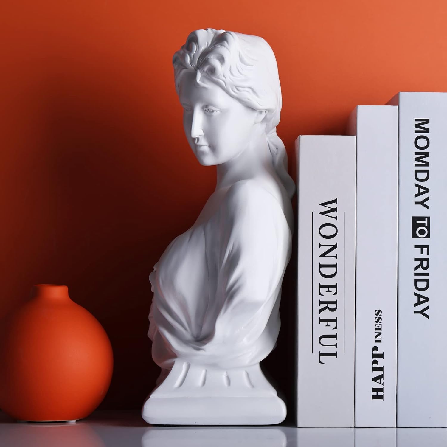 12 Inch Young Venus Bust Statue - Greek Goddess Home Decor