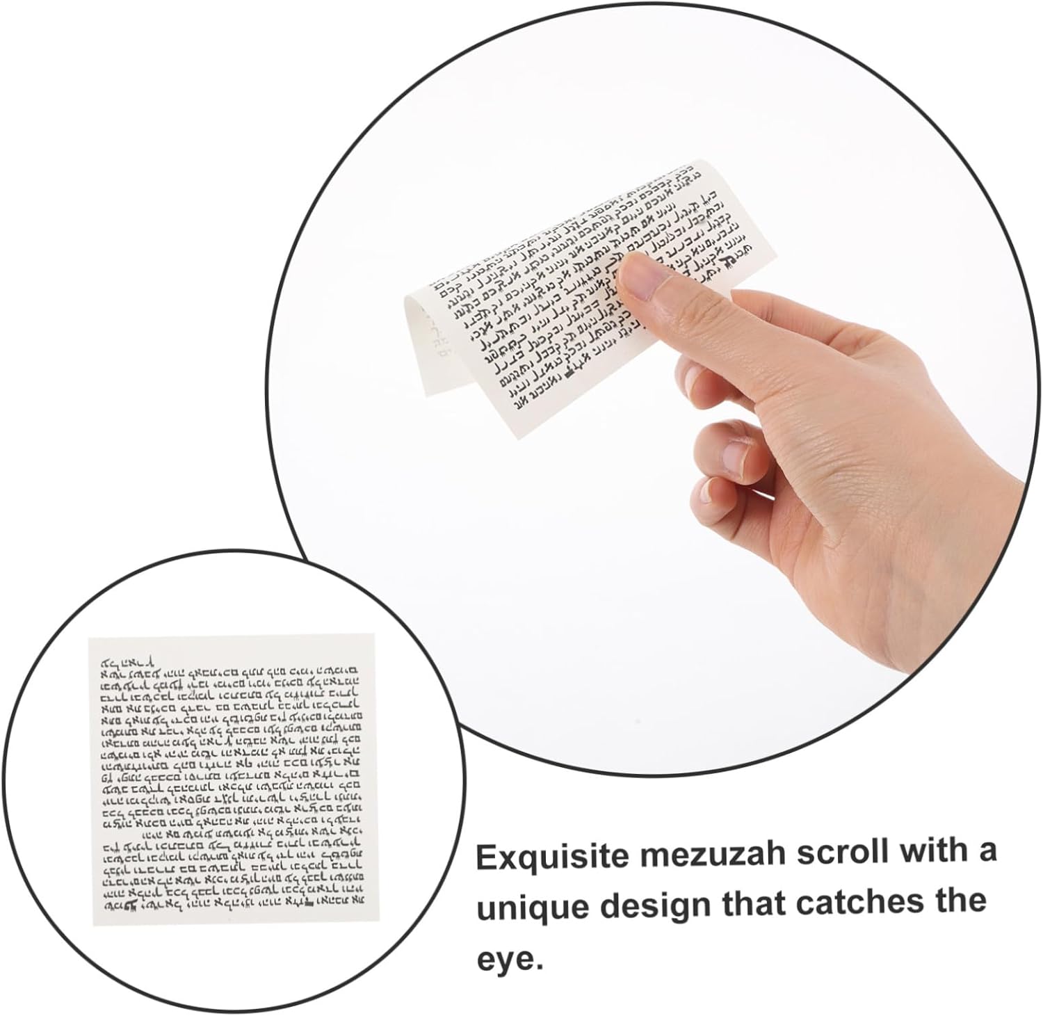 VALICLUD 50pcs Mezuzah Scroll Home Decor