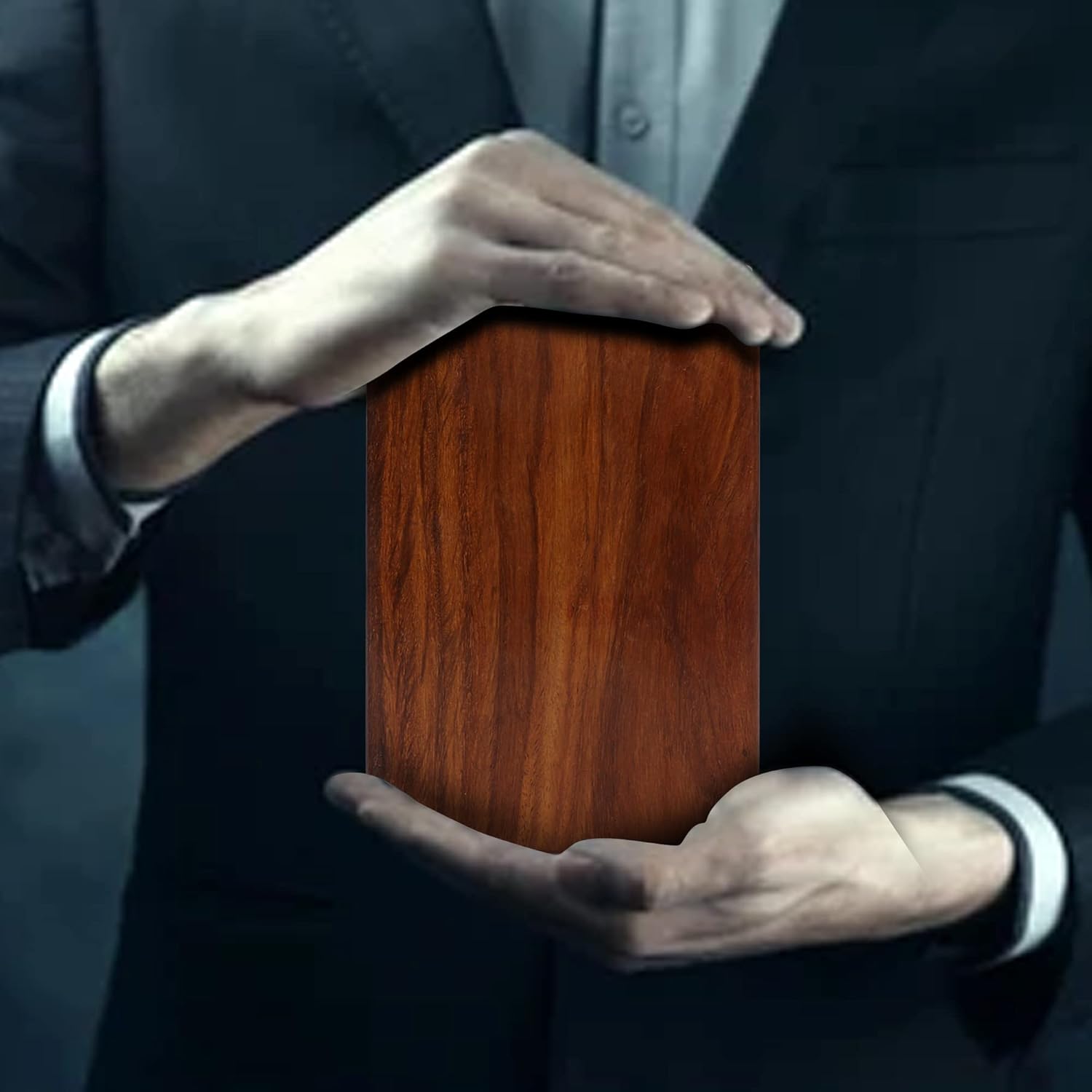 Wooden Urn for Cremation Ashes - Pet and Human Memorial Urn
