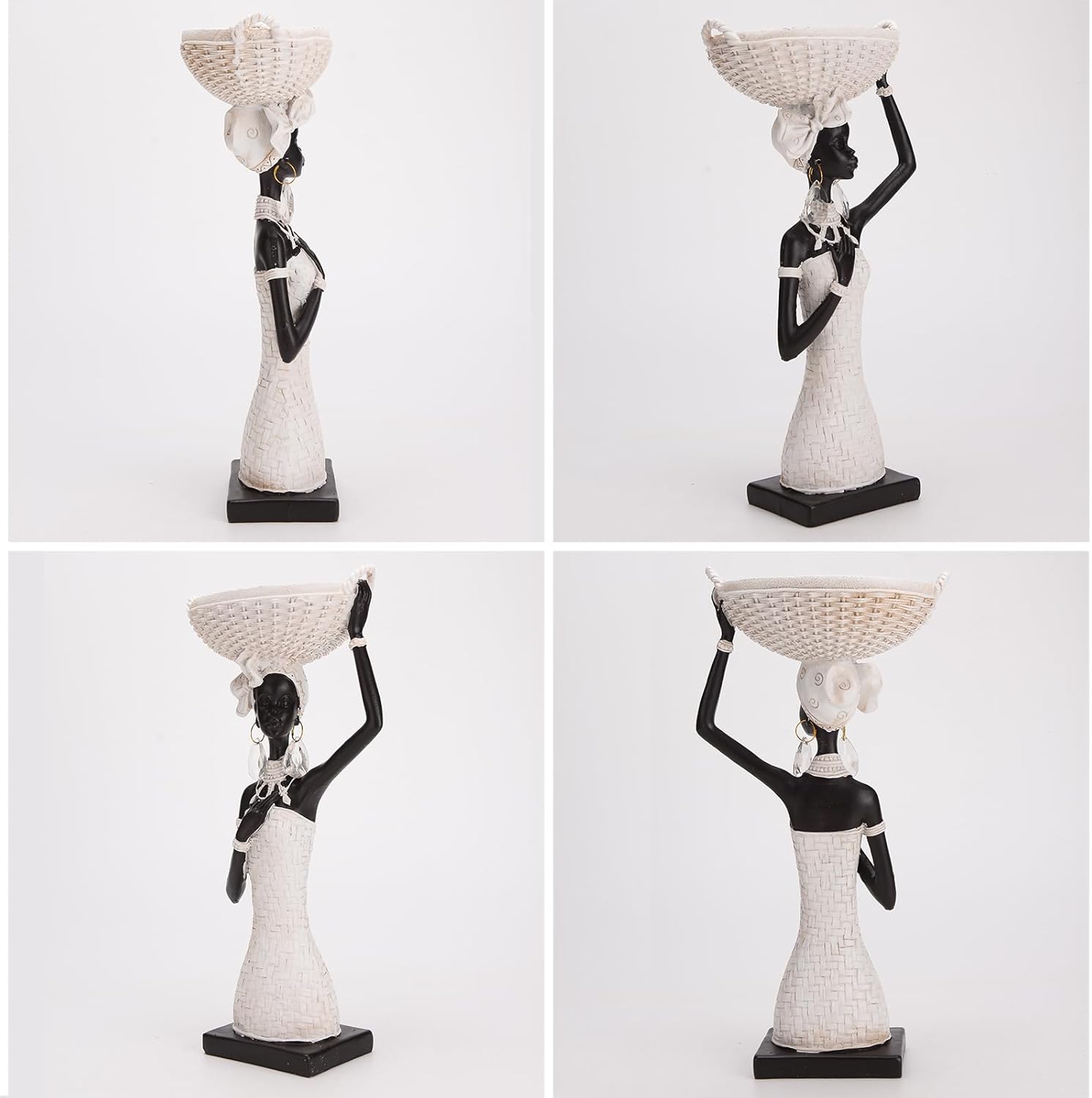 African Style Resin Storage Tray Decor