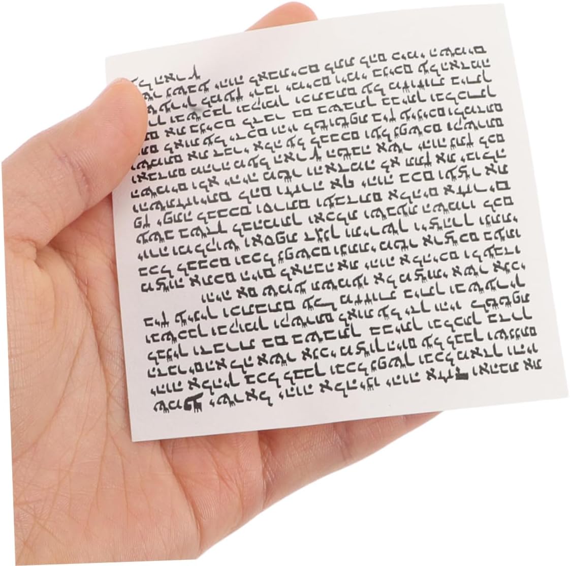PRETYZOOM 100Pcs Jewish Mezuzah Scroll Wall Decor