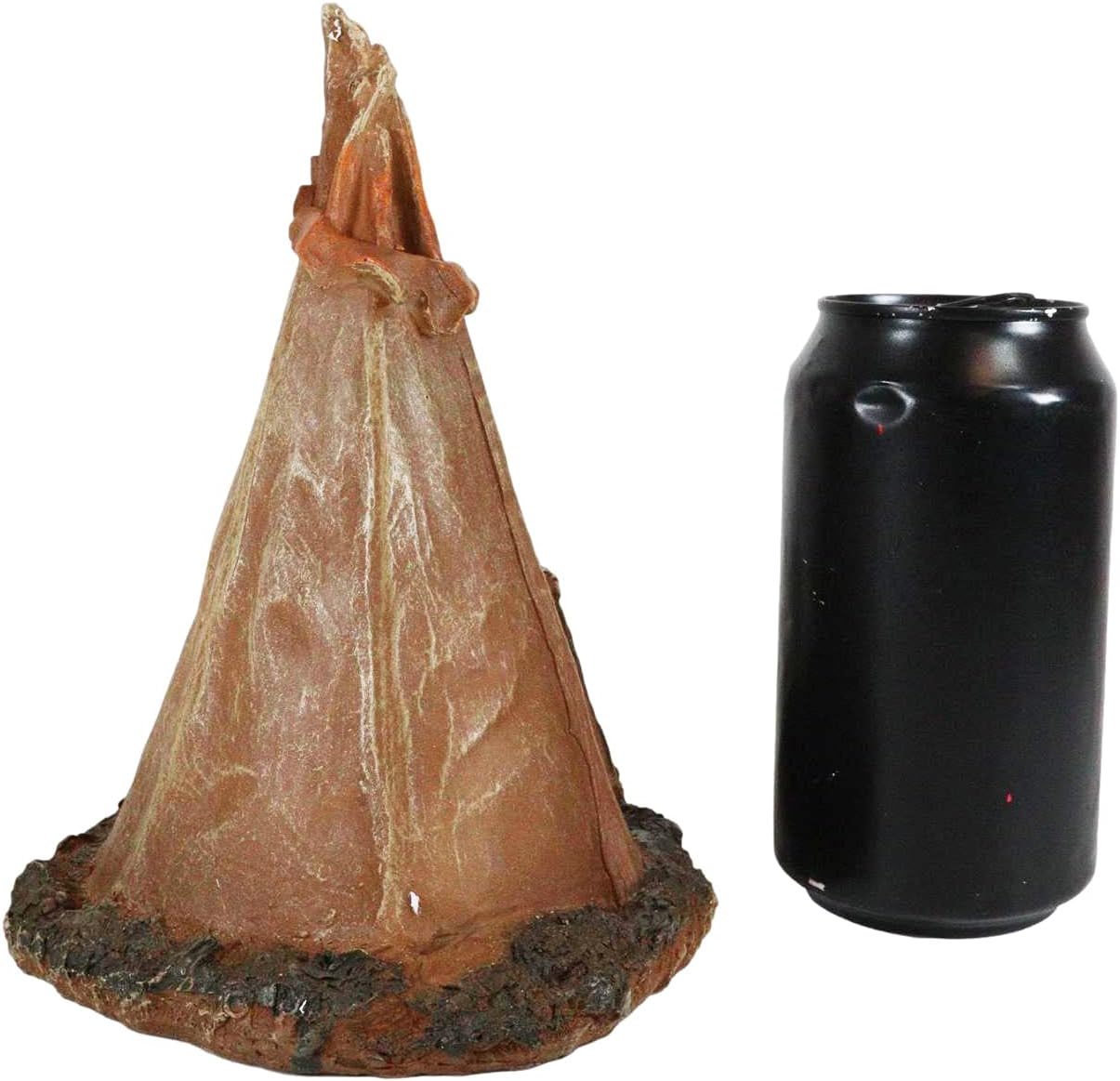 Ebros Gift Tribal Chief Fire Building LED Tipi Statue