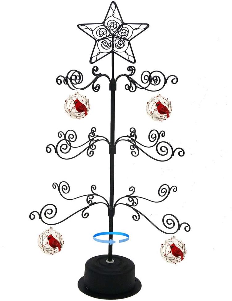 HOHIYA 24 Inch Rotating Ornament Display Stand