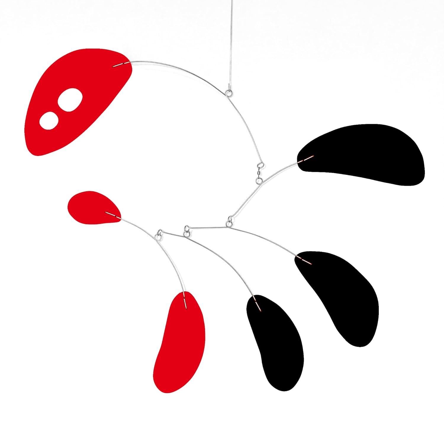 Adorable Astrocat Art Mobile - Black Red 3 Sizes
