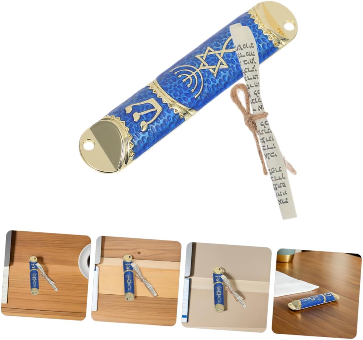 Wakauto 3 Sets Jewish Mezuzah Case Decor