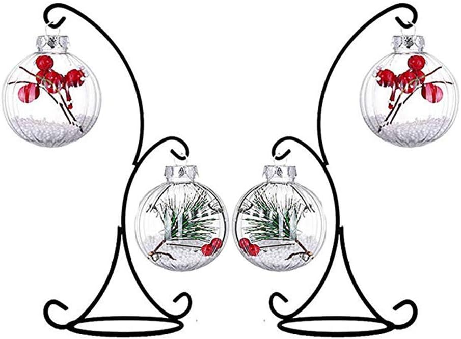 Archi 2 Pack Ornament Display Stand Iron Hanging Hook for Glass Terrarium