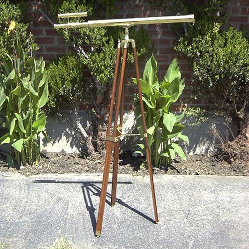 Large Astro Brass Telescope 38 Inch Nautical Decor