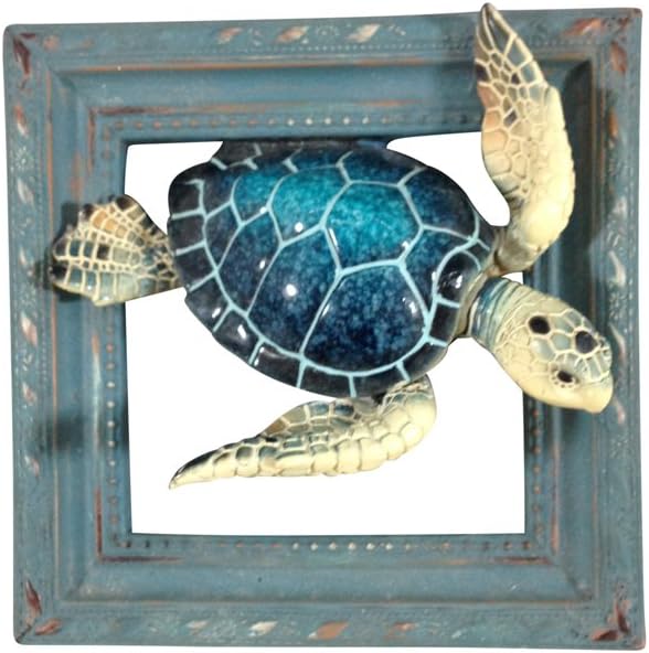 Comfy Hour 3D Ocean Turtle Wall Decor Frame