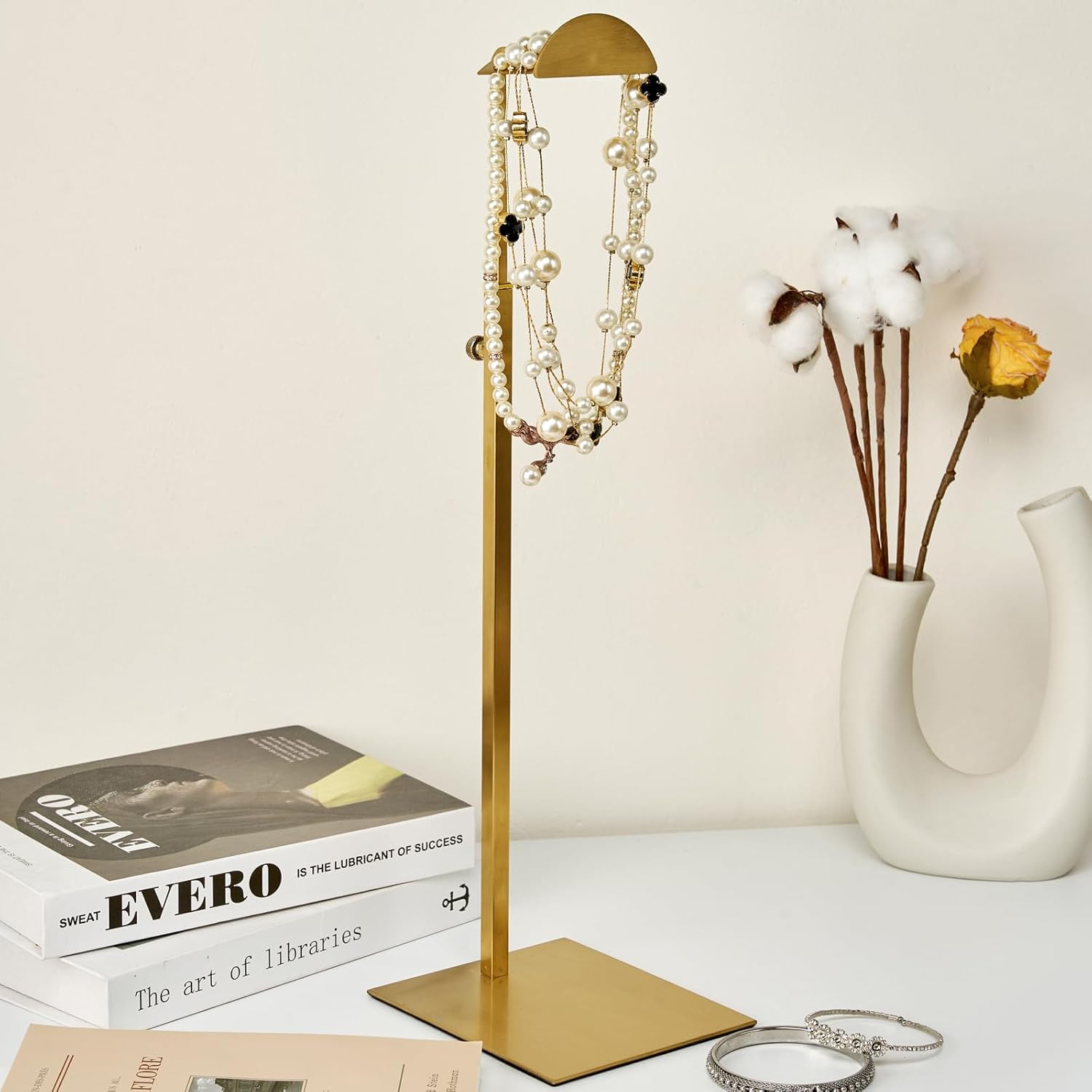 Stainless Steel Purse Display Stand Set of 2