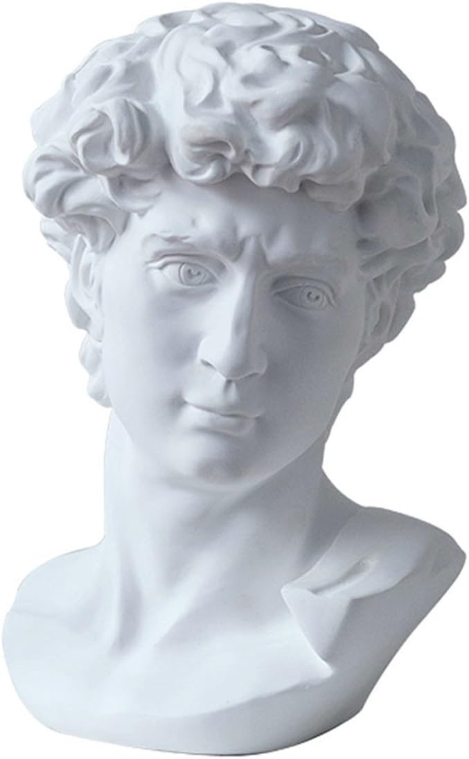 ECYC 118 Inch Classic David Bust Statue Resin Sculpture