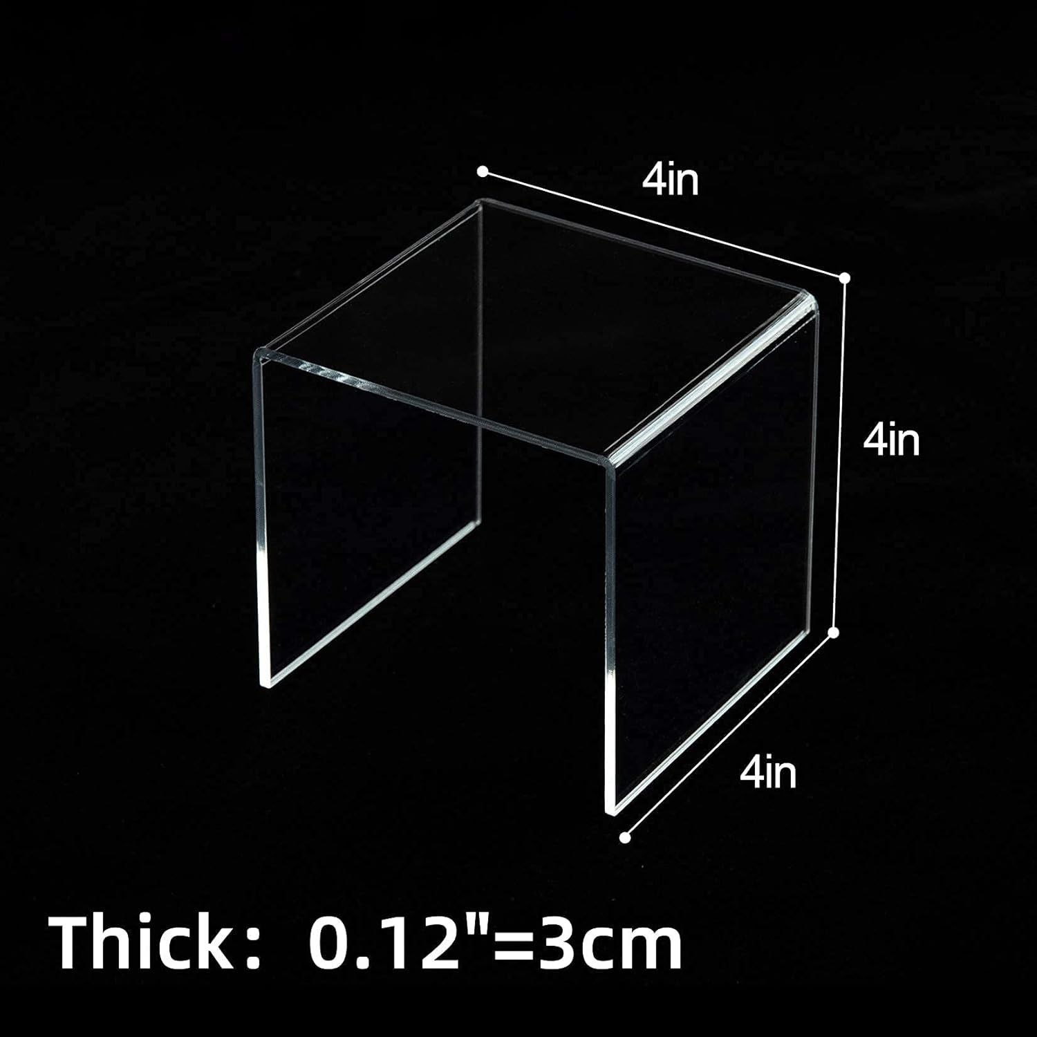 ihomecooker 8 Pack Clear Acrylic Riser Display Stand