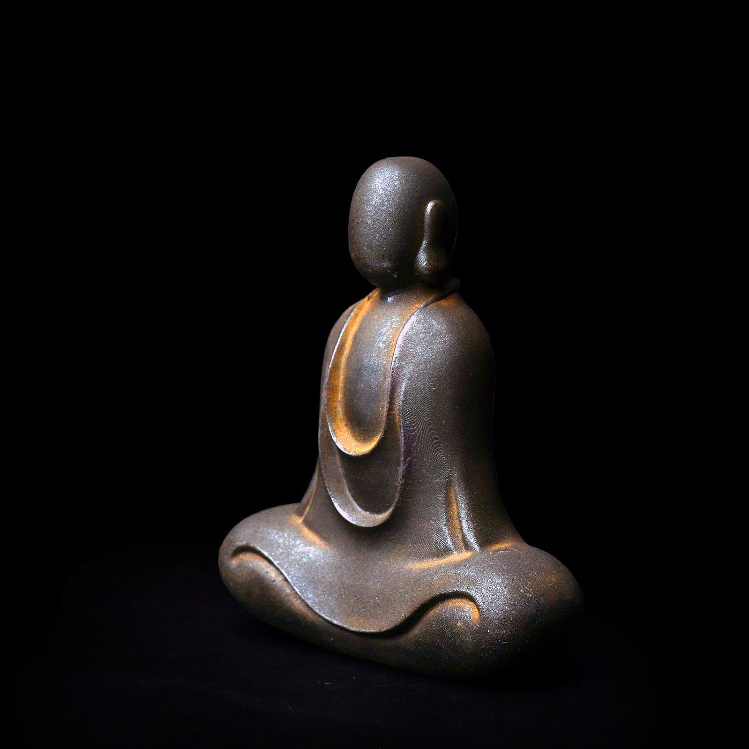 Faceless Buddha Statue - Solid Cast Iron Zen Decor