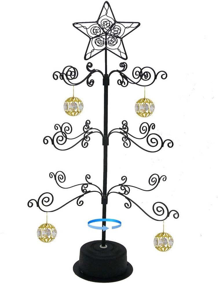 HOHIYA 24 Inch Rotating Ornament Display Stand