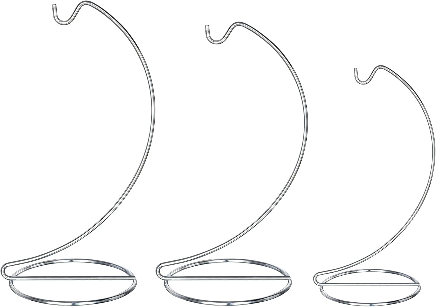 ZEERSHEE 3 Pcs Iron Hanging Stand Display for Decorations