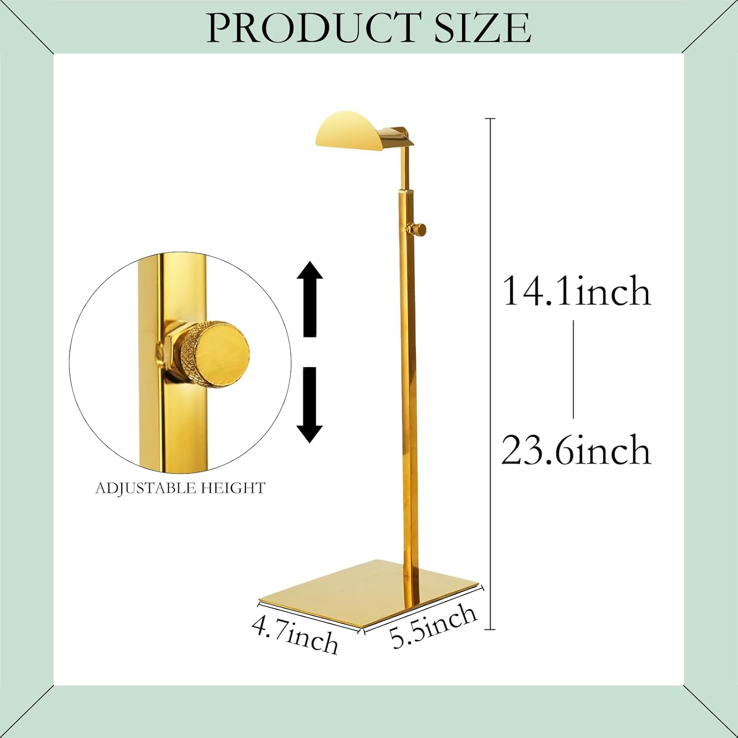 Chawtalion 3PC Gold Purse Display Stand Holder