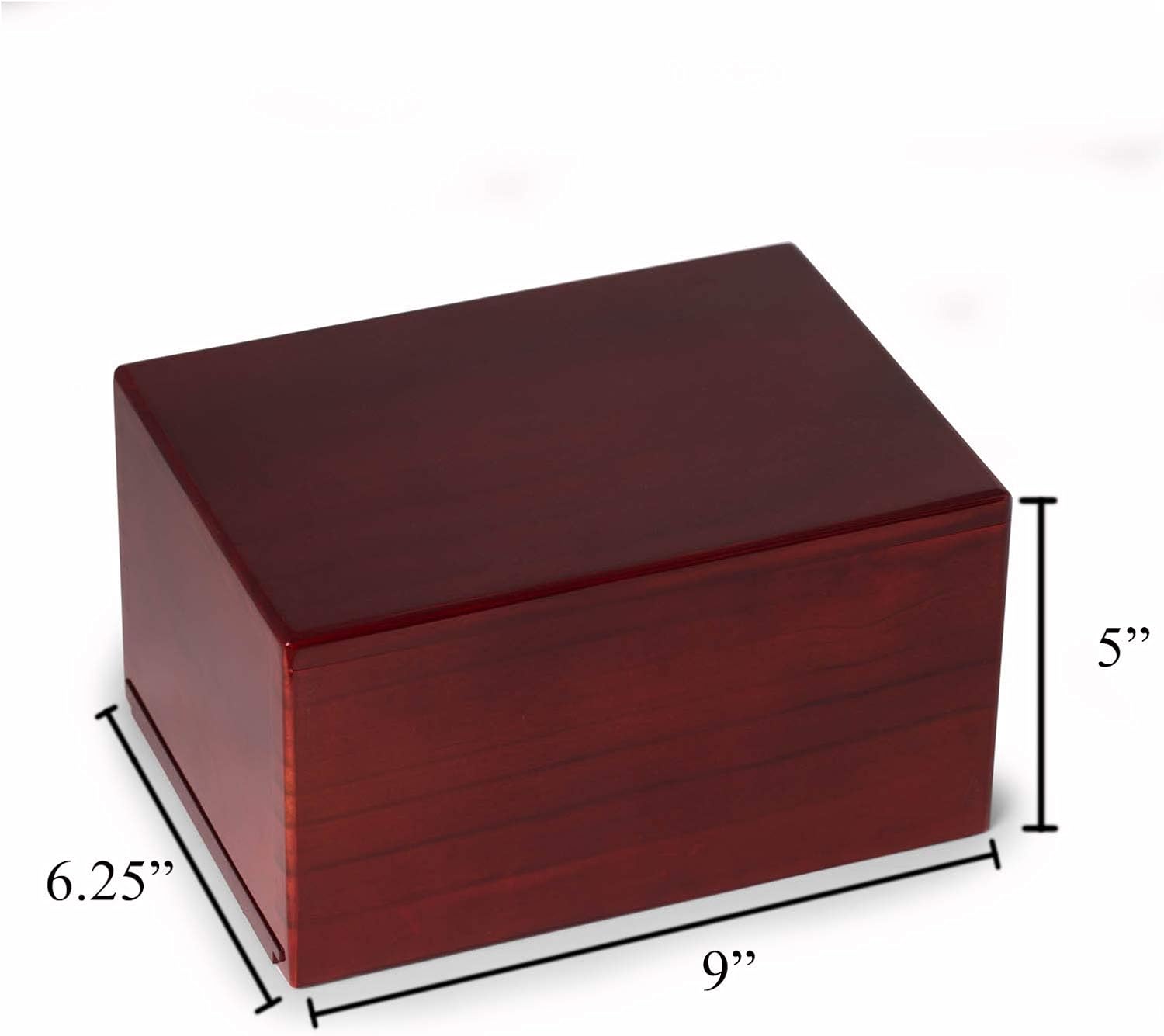 Deering Moments Engraved Rosewood Urn with Cross and Dove
