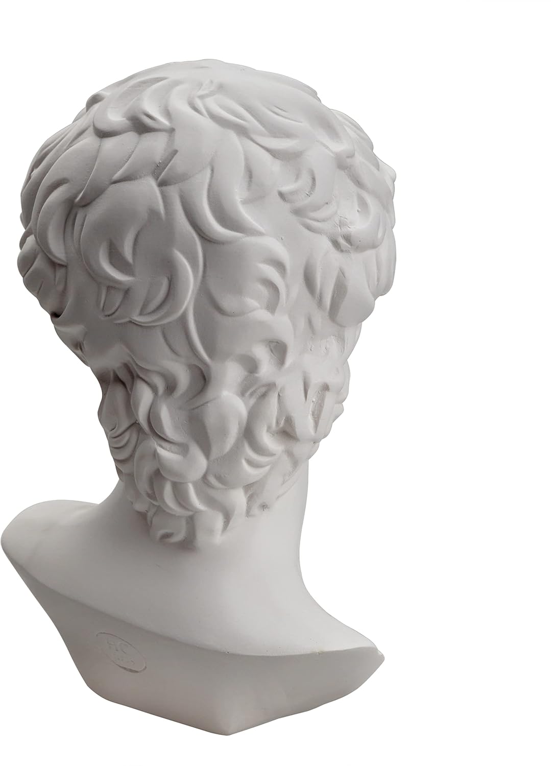 Michelangelos David Bust Statue 6 Inch White