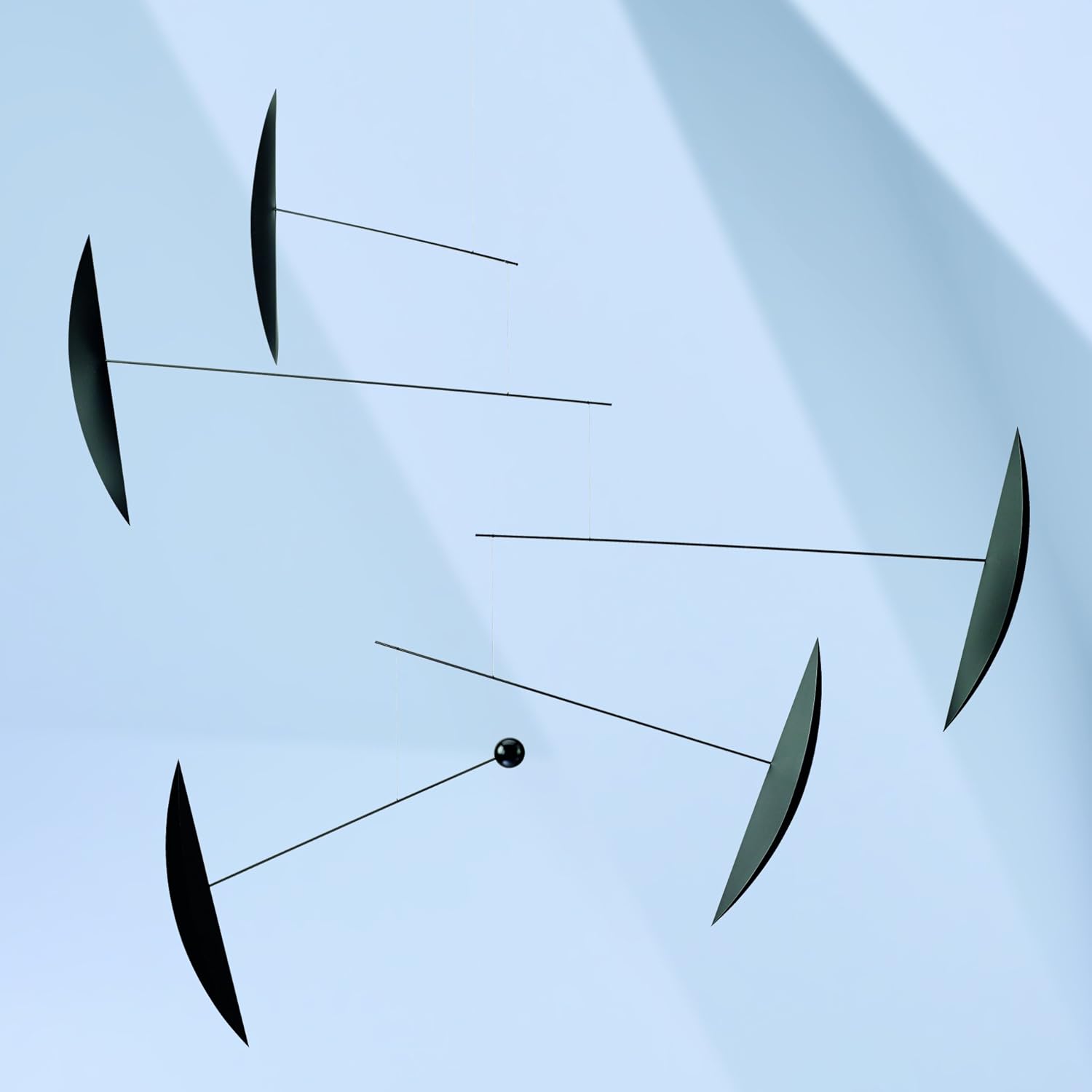 Tango Black Hanging Mobile - 40 Inches - Handmade in Denmark