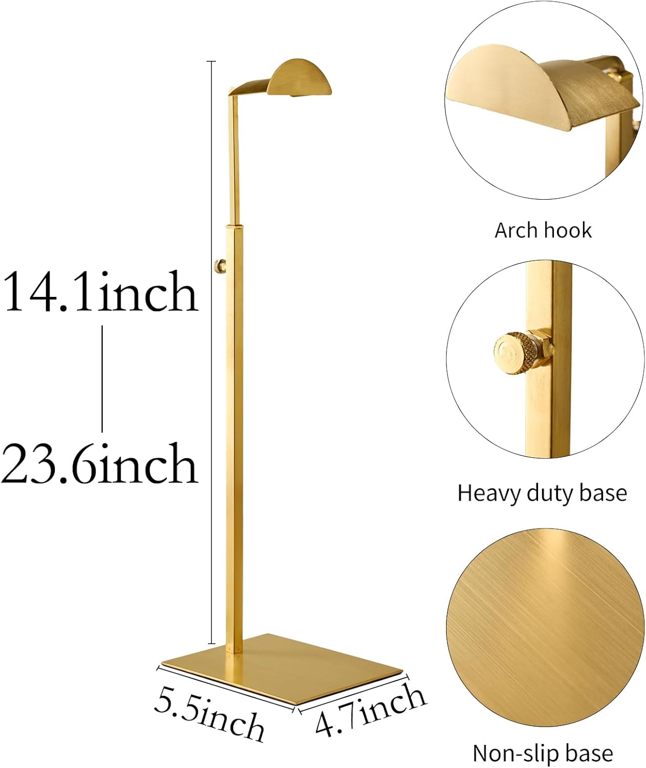 Stainless Steel Purse Display Stand Set of 2
