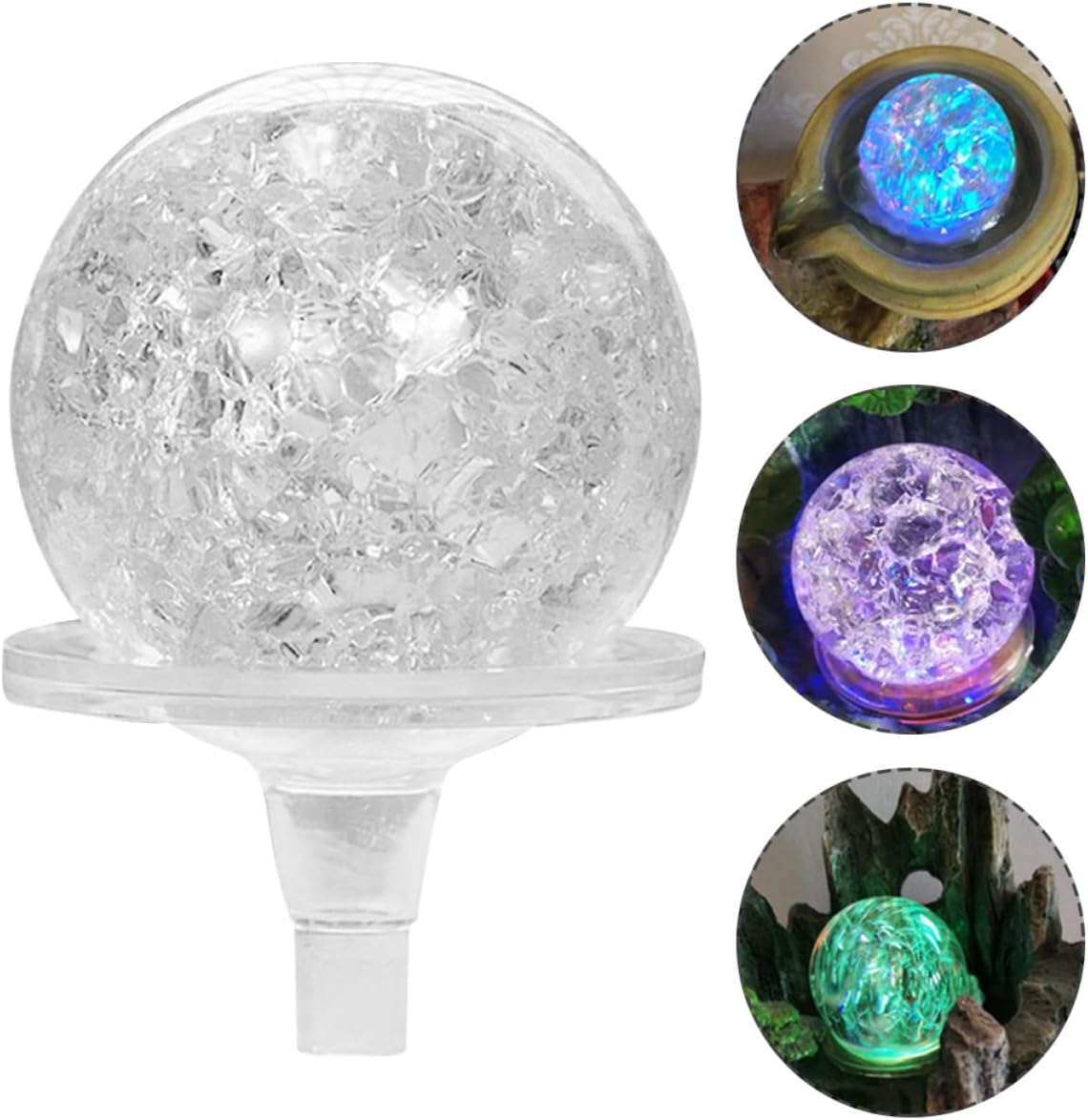2pcs Crystal Stand for Water Fountain Decoration