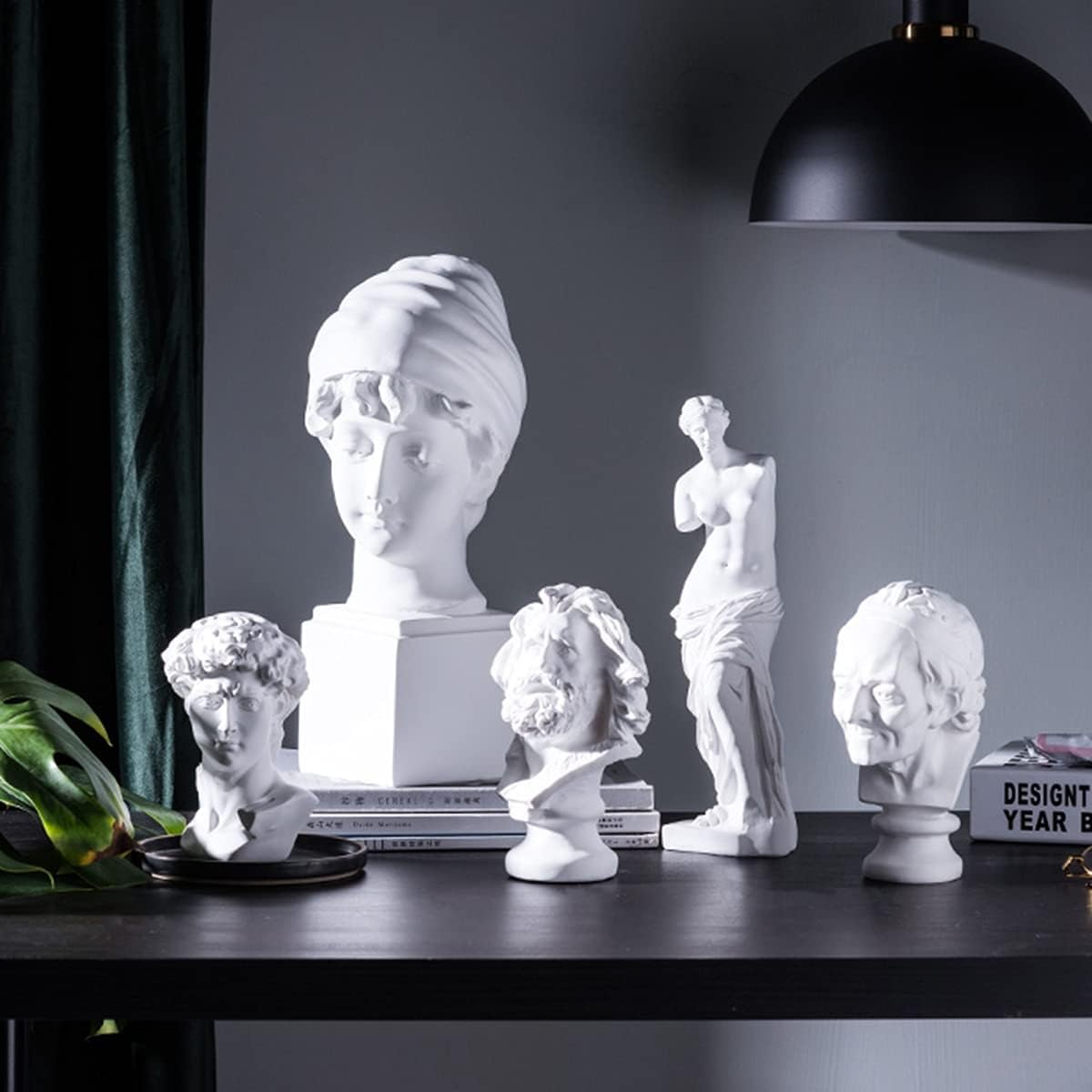 ECYC 118 Inch Classic David Bust Statue Resin Sculpture