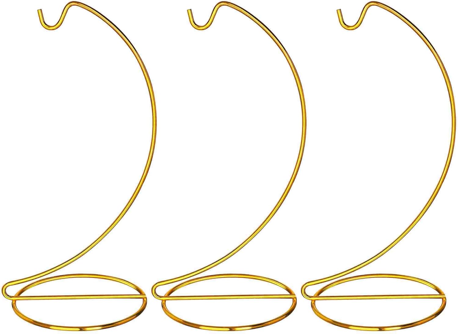 ZEERSHEE 3 Pcs Gold Hanging Display Stand for Decorations