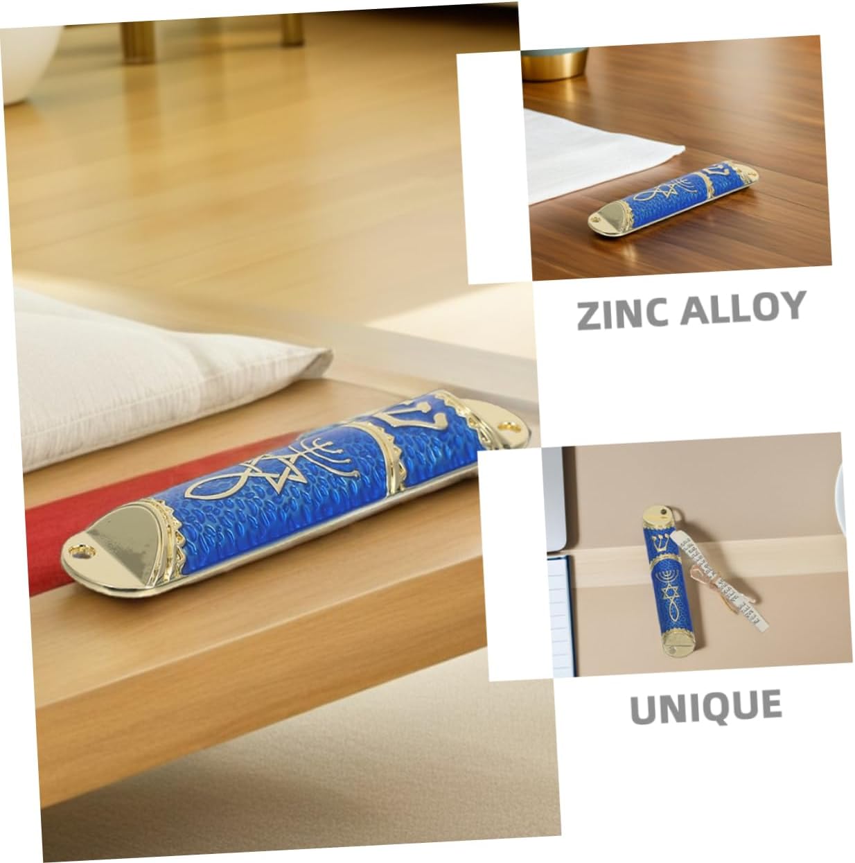 Wakauto 3 Sets Jewish Mezuzah Case Decor